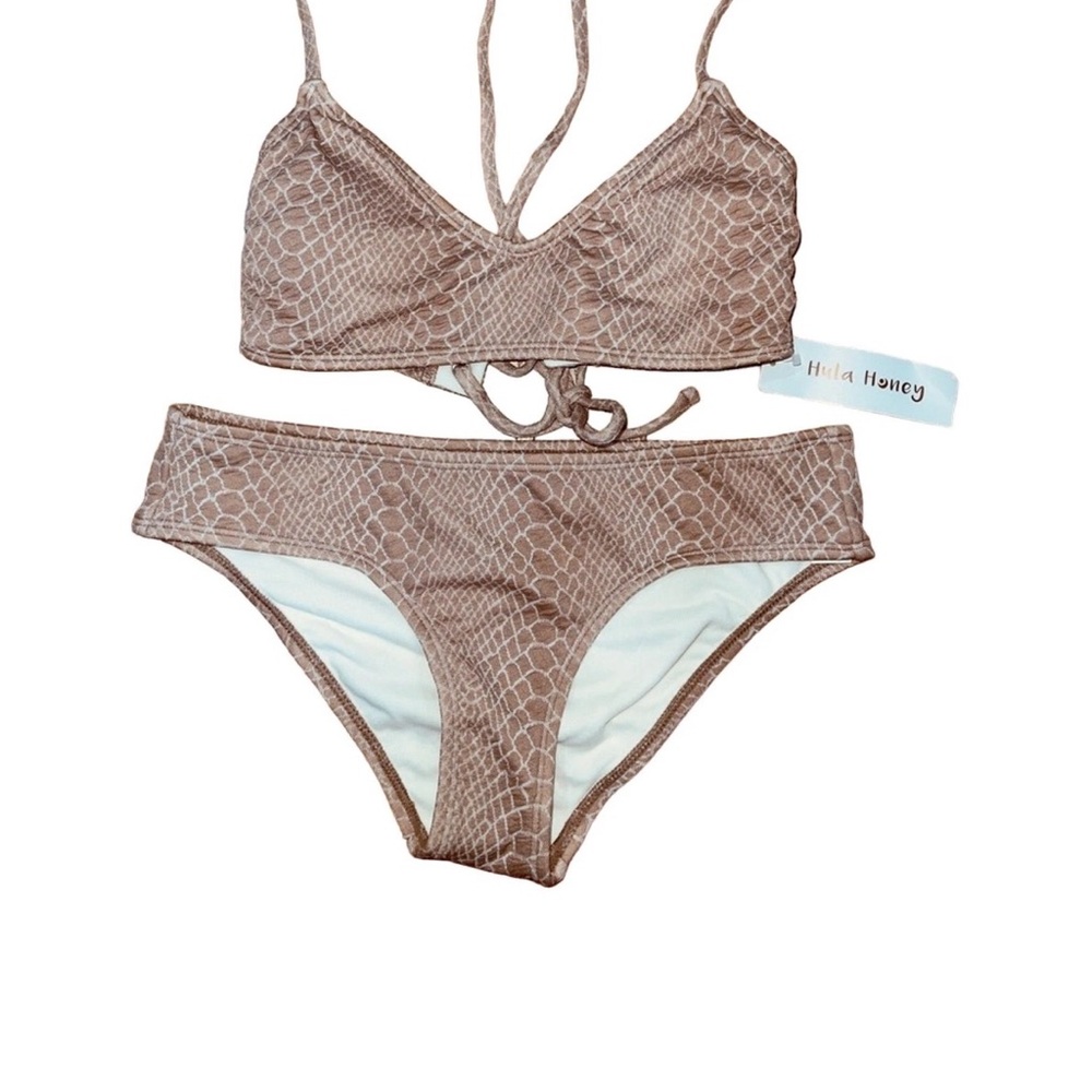 Hula Honey Brown Bikini Set